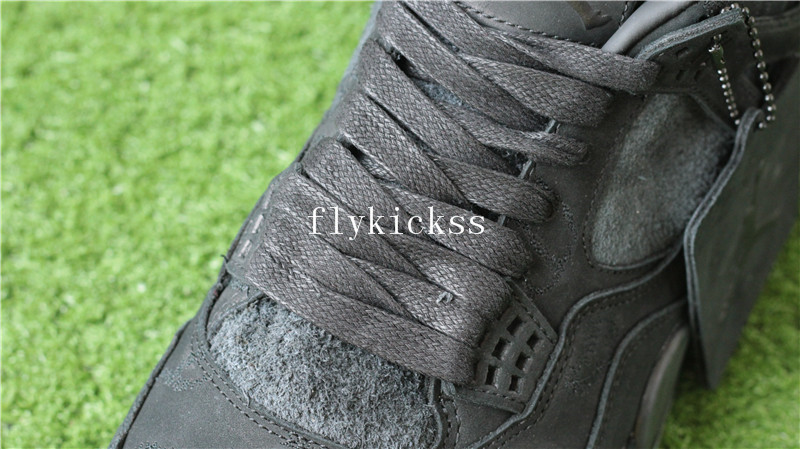 Update Version Air Jordan 4 Retro Black Kaws